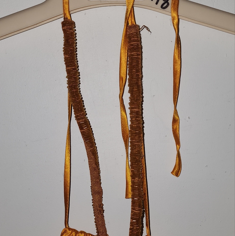 Cult Gaia Salee Gown in Marigold Sz 2 - Picture 8 of 9